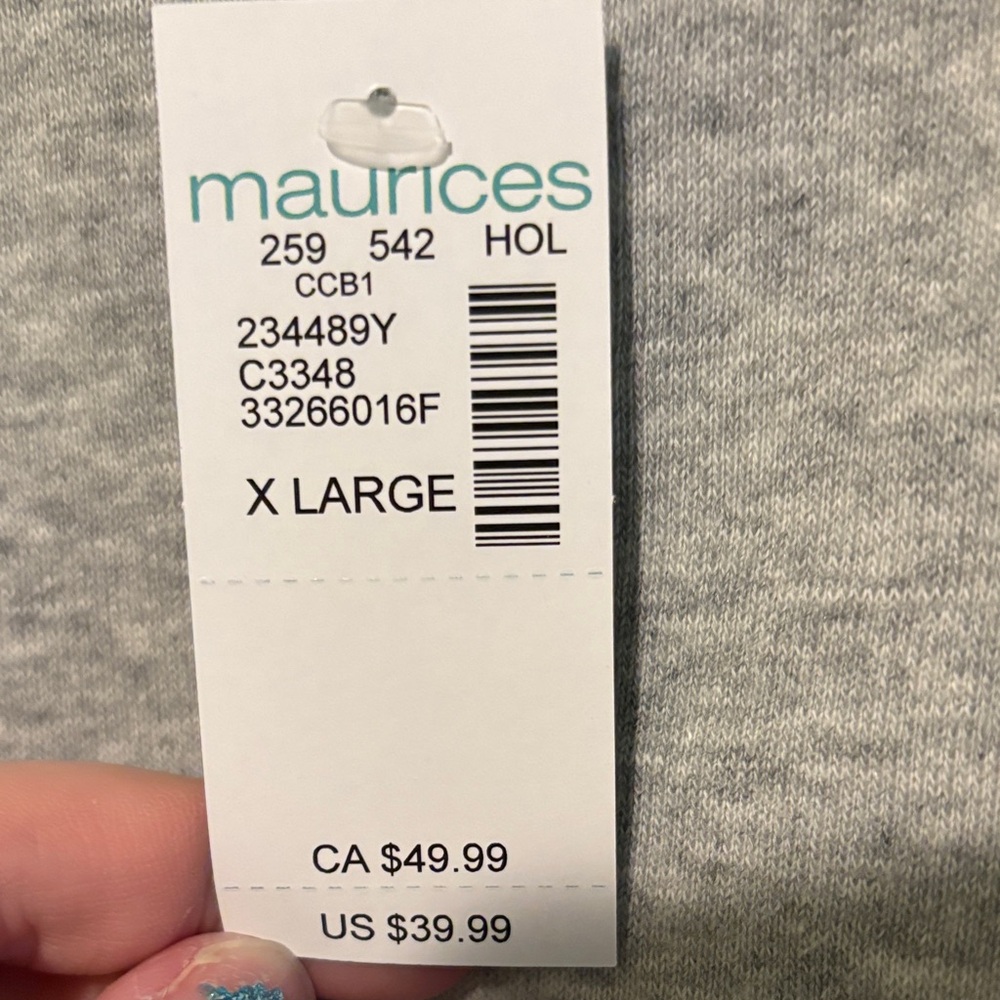 Maurices Gray Sweater with Cozy Season Design - Picture 2 of 5